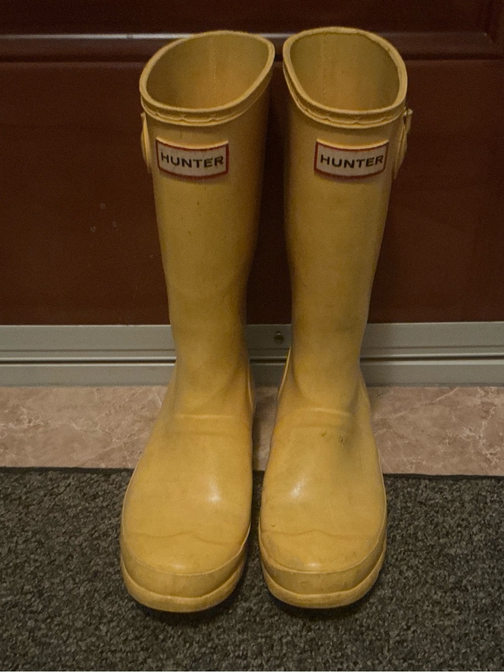 Hunter Bright Yellow Tall Rain Boots